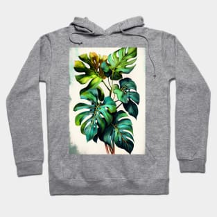 Philodendron plant art Hoodie